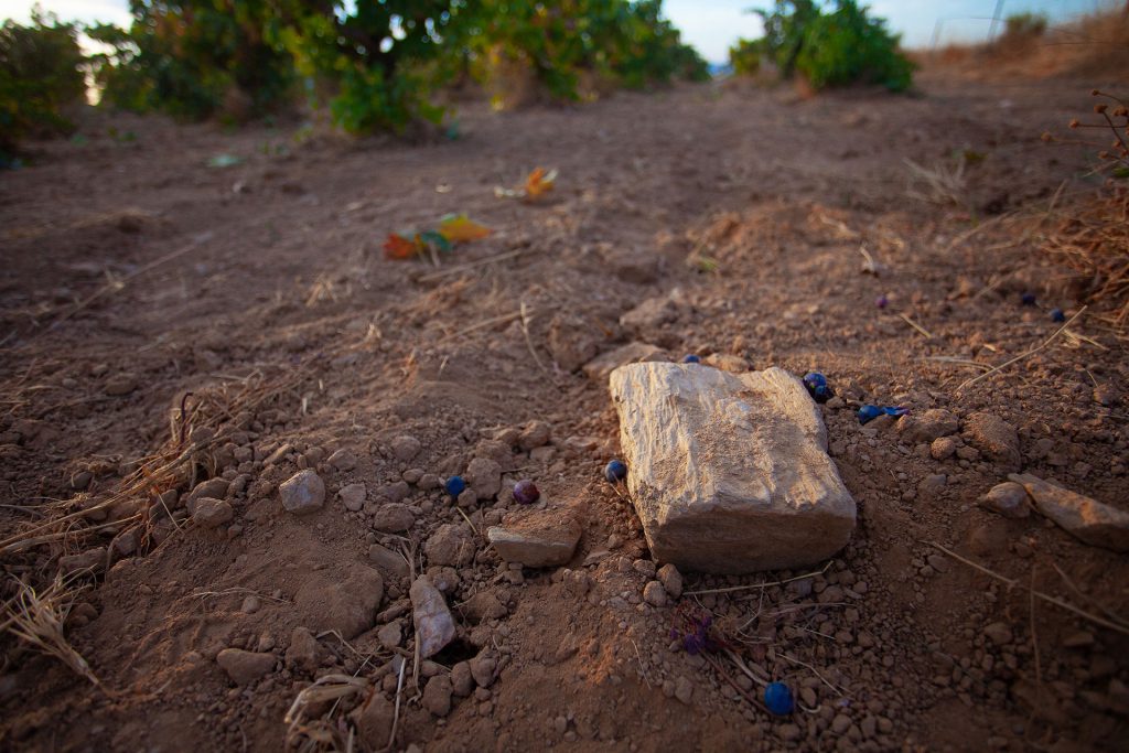 La pizarra, presente en los suelos de Calderero